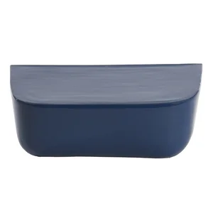Modrá kovová police Adawa 32,5 cm
