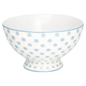 Modrá porcelánová miska na polévku Green Gate Laurie 15 cm