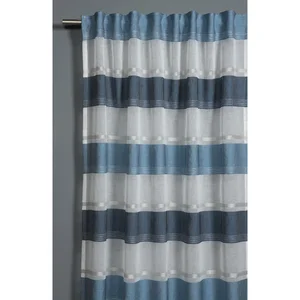 Modrá záclona 175x140 cm Etamine