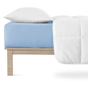 Modré napínací prostěradlo z jersey pro Boxspring 90×200 cm Andrea Simone