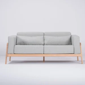 Modrošedá pohovka Gazzda Fawn 180 cm