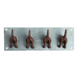 Modrý kovový věšák Dogs Esschert Design