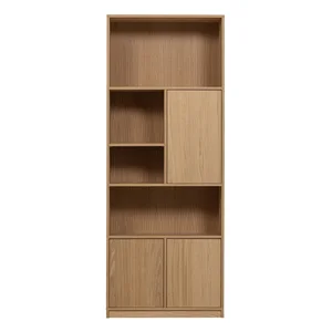 Modulární knihovna dubový dekor 77×199 cm Modulair (vtwonen)