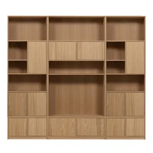 Modulární knihovna v dekoru dubu, 264×243 cm – Modulair (vtwonen)