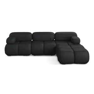 Modulární rohová pohovka Lokua Makamii černá