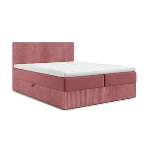 MOE čalouněná postel 160x200 cm s úložným prostorem