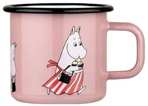 Moominmamma smaltovaný hrnek 0,37l růžový