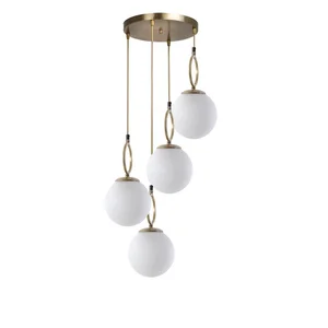 Morino Bílo-Zlaté Závěsné Svítidlo
