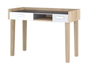 MOYA – Pracovní stůl dub castello, šedá a bílá