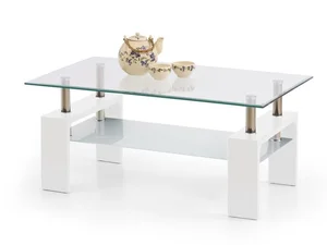 MUARI II konferenční stolek – bílý lak