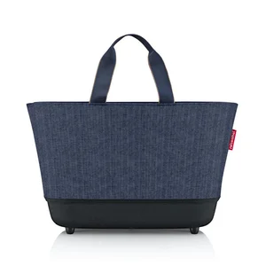 Nákupní košík Reisenthel Shoppingbasket Herringbone tmavě modrý