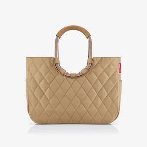 Nákupní taška Reisenthel Loopshopper L Frame Rhombus zázvorová