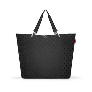 Nákupní taška Reisenthel Shopper XL Glossy Dots – černá