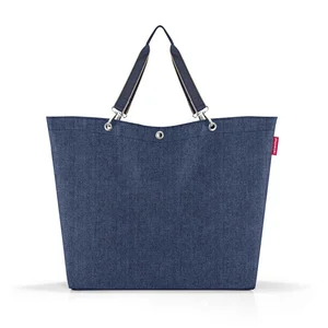 Nákupní taška Reisenthel Shopper XL Herringbone tmavě modrá