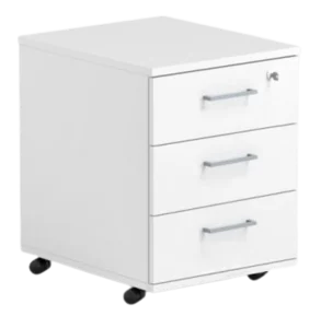 NARBUTAS OPTIMA – pojízdný kontejner s 3 zásuvkami a zámkem, 430×600×600 mm