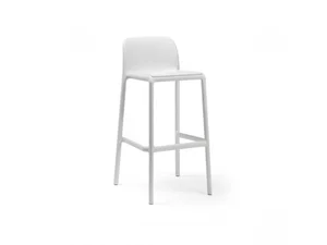 Nardi FARO – barová židle s nižším sedátkem, Bianco