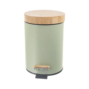 Nášlapný kovový odpadkový koš Greenish 3 l – Orion