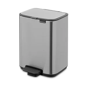 Nášlapný odpadkový koš Brabantia 4 l, matně stříbrný
