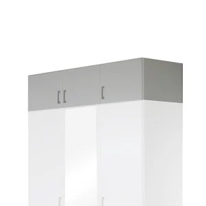 Nástavec ke skříni BUANG 3D – bílý, 135×39×53 cm