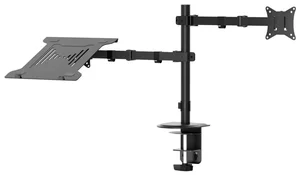 Nastavitelný držák monitoru a notebooku LEVANO černý