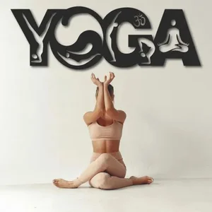 Nástěnná jóga malba - moderní dekorace do interiéru