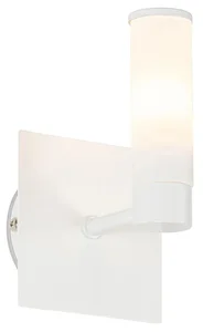Nástěnná koupelnová lampa IP44 bílá