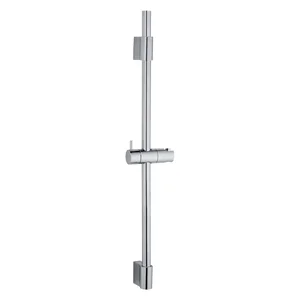 Nástěnná sprchová tyč 70 cm, nerezová ocel, lesklá – Wenko Classic