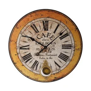 Nástěnné hodiny Cafe des Delices 59 cm