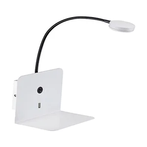 Nástěnné LED svítidlo SULION Malvo s USB portem