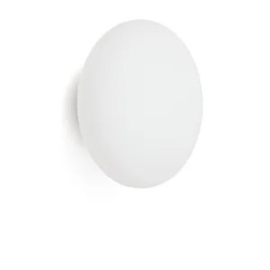 Nástěnné svítidlo Bamila – bílé/stříbrné, průměr 26 cm, Kave Home