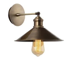 Nástěnné svítidlo Berceste – bronz Ø24 cm