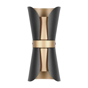 Nástěnné svítidlo Coat Trio černo-bronzové