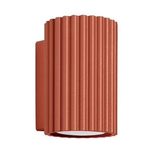 Nástěnné svítidlo Gleam v cihlové barvě