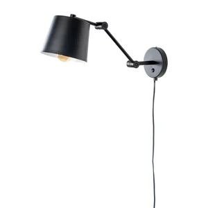 Nástěnné svítidlo Hajo Black
