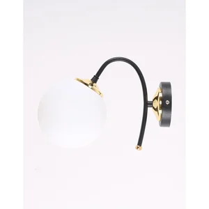 Nástěnné svítidlo Yoyo, Ø15 cm – Squid Lighting, černo-bílé