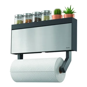 Nástěnný držák na fólie a role Metaltex Tango Inox