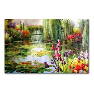 Nástěnný obraz Impressionist Garden 70x45 cm