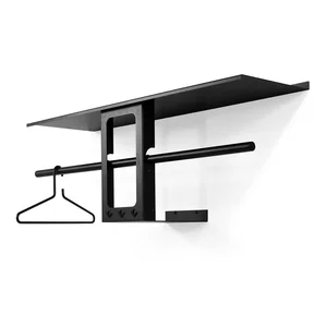 Nástěnný věšák s poličkou Luno Small 100 cm – Spinder Design