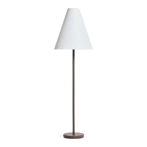 Navat: Stojací lampa 153 cm s textilním stínidlem, hnědá
