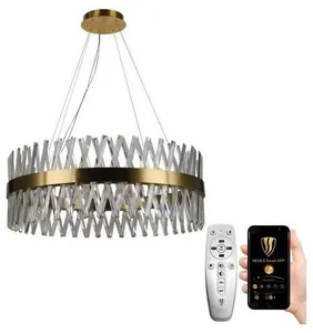 NEDES LED Stmívatelný lustr na lanku 110W s dálkovým ovládáním