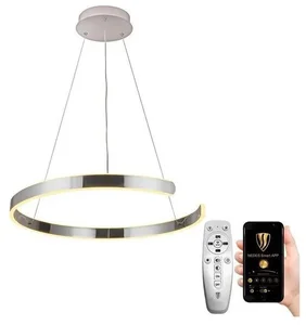 NEDES LED Stmívatelný lustr na lanku s dálkovým ovládáním