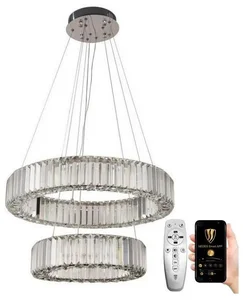 NEDES Stmívatelný LED lustr na lanku 65W s dálkovým ovládáním