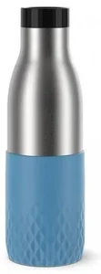 Nerezová láhev 500 ml s modrým akcentem