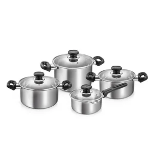 Nerezová sada Brava na indukci, 4 ks (4 l)