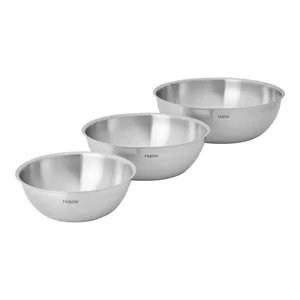 Nerezové mísy Lucca 3.0 – sada 3 kusy (Ø25,5 cm) FABINI