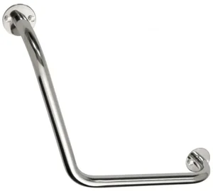 Nerezové úhlové madlo 135° PREMIUM 30x30 cm, 25 mm průměr