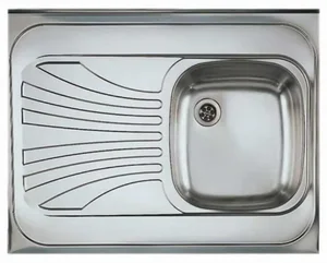 Nerezový dřez CLASSIC 30X – celoplošný, pravý, s rámem