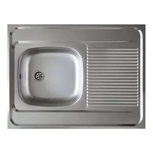 Nerezový dřez LAY ON 80x60 cm