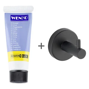 Nerezový háček Bosio s matným černým povrchem