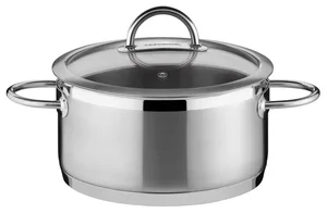 Nerezový kastrol s poklicí 22 cm, 4 litry